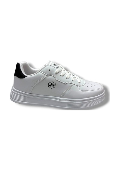 Crosberg 408-26 Cilt Deri Anatomik Sneaker 36-40 Beyaz