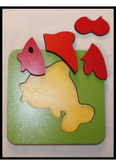 Ahşap Montesorri Puzzle 20 x 30 Cm