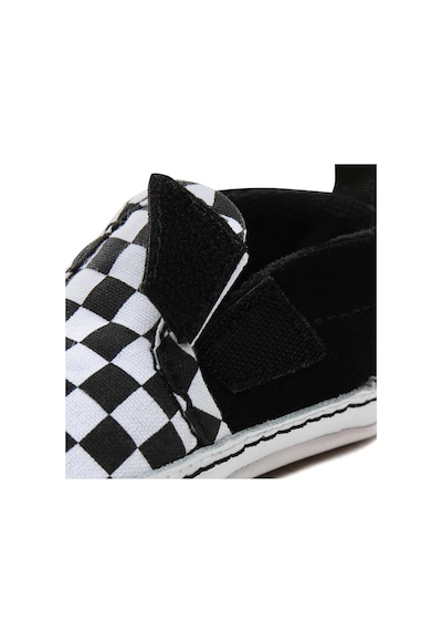 Vans In Slip-on V Crib Siyah Bebek Spor Ayakkabı Checker Black/true White