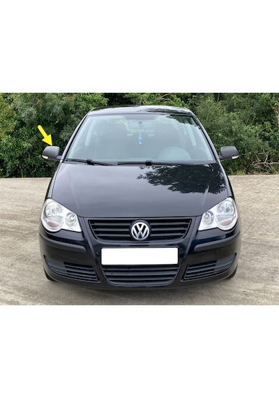 VW Polo 2005-2009 Sağ Dış Dikiz Ayna Kapağı Siyah 1Z0857538