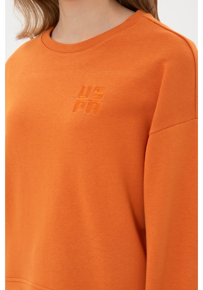U.S. Polo Assn. Kadın Bakır Bisiklet Yaka Basic Sweatshırt 50313565-VR182