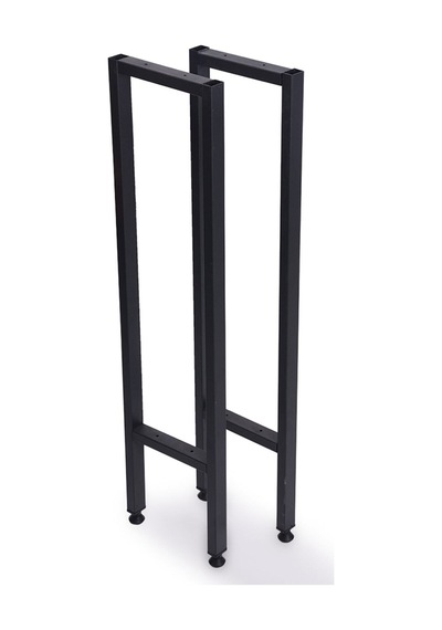 Metal Dresuar Konsol Çok Amaçlı Masa Ayağı 2 Adet Ayak 83 Cm Mobilya Ayağı Siyah