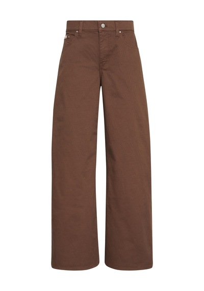 Calvin Klein Super Wıde 5 Pkt Pant Kahverengi Kadın Pantolon