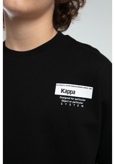 Kappa 36225 Erkek Çocuk Şortlu Pijama Bermuda Takım Siyah