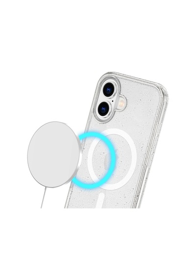 Apple iPhone  Uyumlu,  16 Plus Kılıf Star Magsafe Kapak - Turuncu