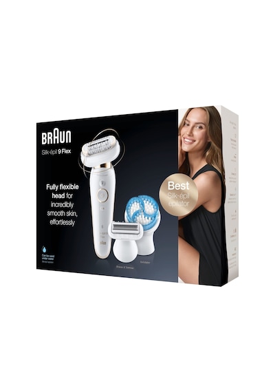 Braun Silk-Epil 9 Flex 9010 SensoSmart 6 Ek Parçalı Epilatör