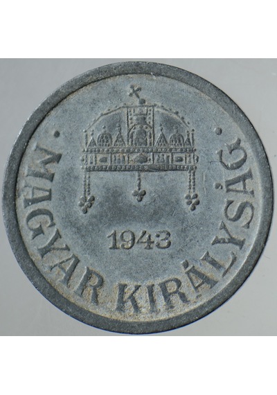 Macaristan 2 Filler 1943 İkinci Dünya Savaşı Dönemi Çinko.