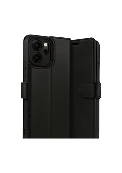 Oppo Reno 14f Uyumlu Trend S Plus Kapaklı Kılıf - Siyah