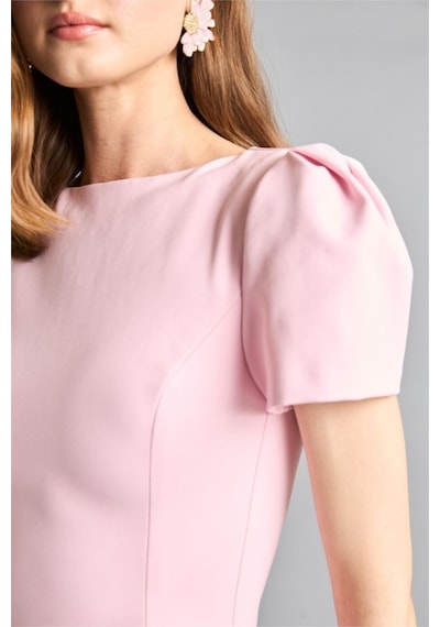 Defacto Kayık Yaka Kısa Kollu Mini Elbise H2740ax26sppn624 Pembe-pn624