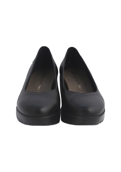 Sneaker Günlük Kadın 952581dp Donna Serena 2581 Dp Softnaıl Pelle Nero Pelle Nero
