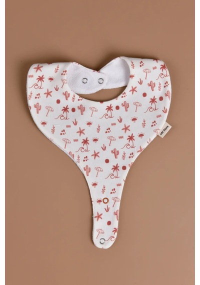 E&f Store Sıvı Geçirmez Emzik Tutucu Mama Önlüğü - Summer Çok Renkli