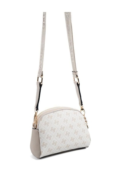 Silver Polo Sp1144 Kadın Çapraz Çanta Monogram Bej-kum