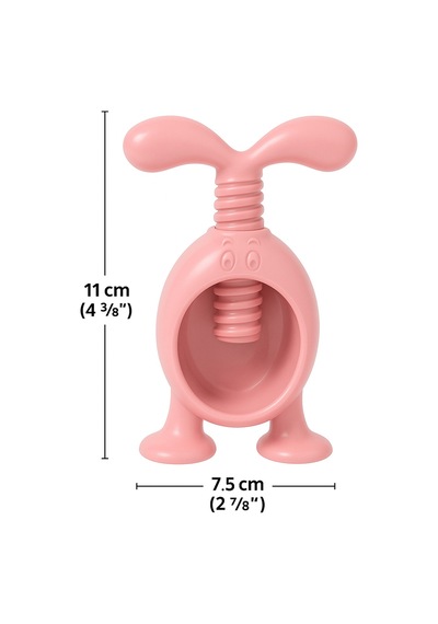 Ceviz Kıracağı Tavşan Model Plastik Pembe
