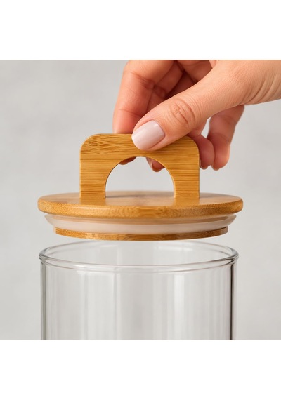 Bambu Kapaklı Yuvarlak Borosilikat Cam Kavanoz 1500 Ml, 10 25 Cm, Contalı Kulplu Şeffaf Spagetti Makarna Ve Kuru Gıda Saklama Kabı Çok Renkli Bambu Kapaklı Yuvarlak Borosilikat Cam Kavanoz 1500 Ml, 10 25 Cm, Contalı Kulplu Şeffaf Spagetti Makarna Ve Kuru Gıda Saklama Kabı Çok Renkli
