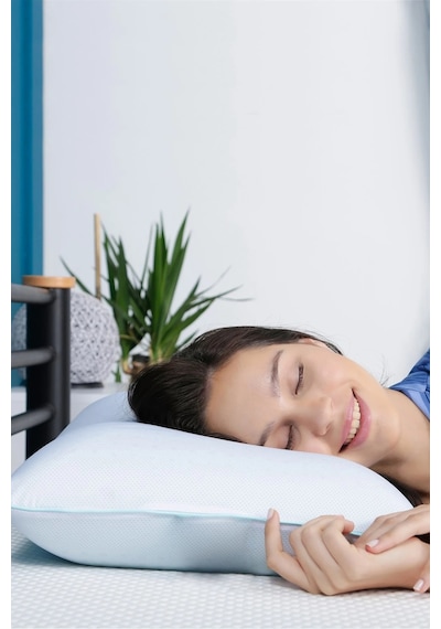 Varol Eterna Lavander Visco Aroma Therapy Yastık 60x40x14 Beyaz/50x70cm Mor