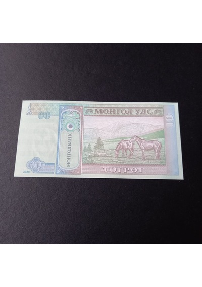 Escoines Koleksiyon 39963675dd64e4084b 2020 Moğolistan Çil 10tugrik Eski Yabancı Kağıt Para