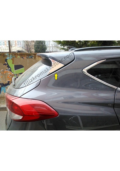 Hyundaı Tucson 2015-2017 Krom Arka Tavan Köşe Üçgen Çıtası 2 P.