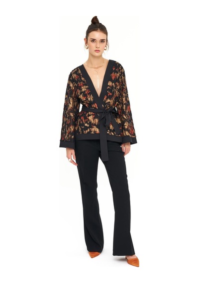 La Garita Eclıpse Kimono Siyah Siyah