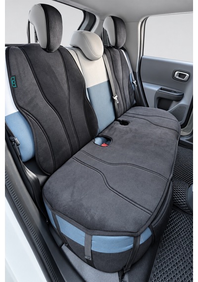 Bod Fiat Grande Panda Elektrikli Oto Koltuk Koruyucu Kılıf 2025-sonrası Latmos Serisi Siyah