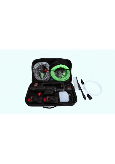 Okaoda 4820 Fırçasız Motor Çift Pil Şarjlı Yüksek Basınç Oto Araba Yıkama Ve Bahçe Temiz Makinesi 90 Bar