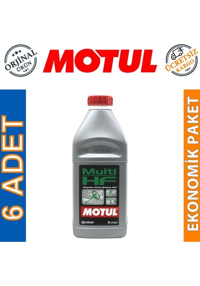 Motul Multi Hf Sentetik Hidrolik Direksiyon Sıvısı 6 x 1 L