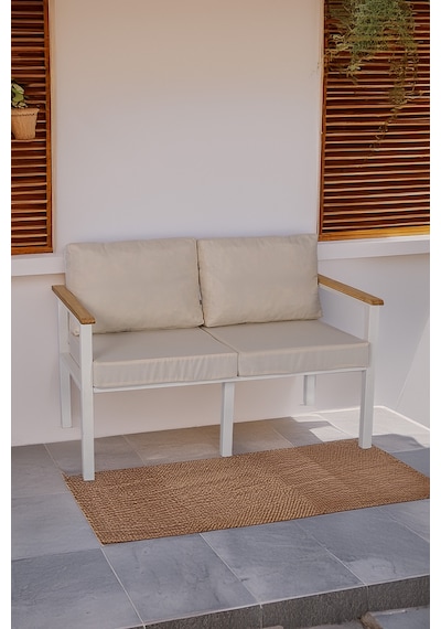 Neokas Metal Bahçe Oturma Grubu, Balkon Takımı, Kafe Koltuğu, Bekleme Alanı Koltuğu, 1 Adet İkili Koltuk Beyaz Neokas Metal Bahçe Oturma Grubu, Balkon Takımı, Kafe Koltuğu, Bekleme Alanı Koltuğu, 1 Adet İkili Koltuk Beyaz