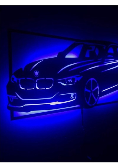 Araba Led Işıklı Tablo (523524130)