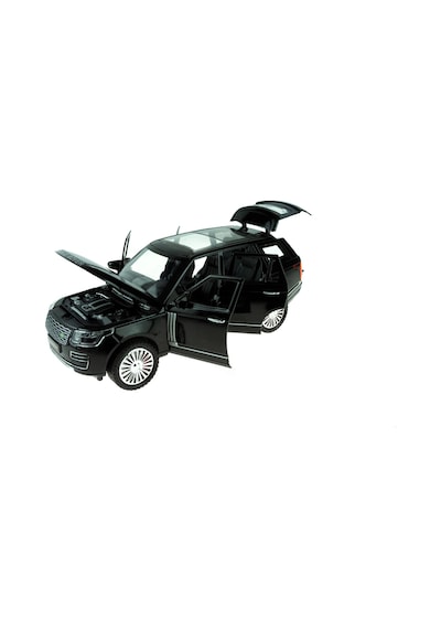 1:24 Ölçek Metal Model Super Suv Çek Bırak Işıklı Sesli Siyah