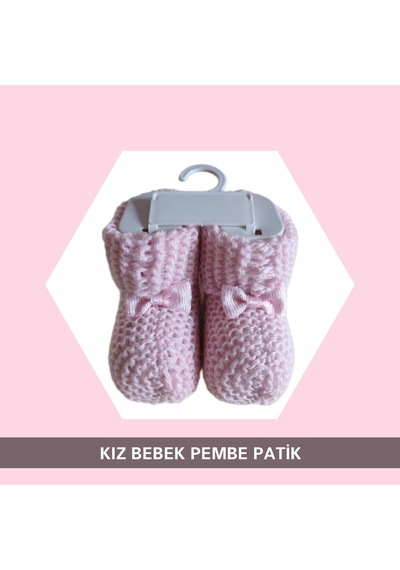 Sahi Aksesuar Kız Bebek Pembe Patik Pembe
