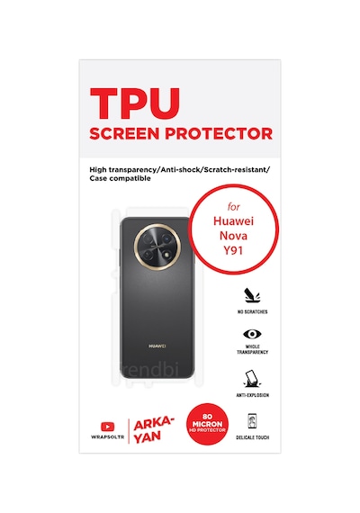 Huawei Nova Y91 Arka Ve Yan Kaplama Tam Kaplayan Hd Film
