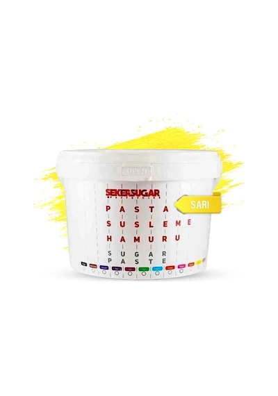 Şeker & Sugar Şeker Hamuru 2,5 Kg Sarı