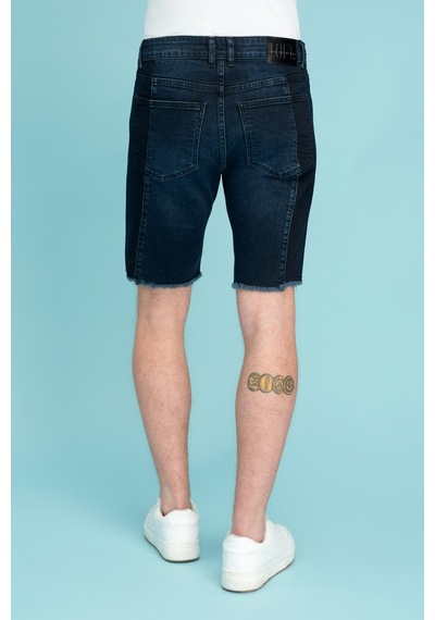 Slim Fit Erkek Şort Mavi