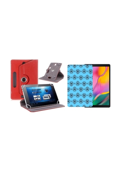 Zte Blade A520 Uyumlu Set Universal Tablet Kılıfı Ve Nano Ekran Koruyucu