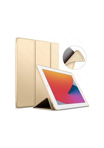 Apple Uyumlu iPad 9. Nesil 8. Nesil 7. Nesil 10.2" Kılıf Arkası Silikon Smart Case