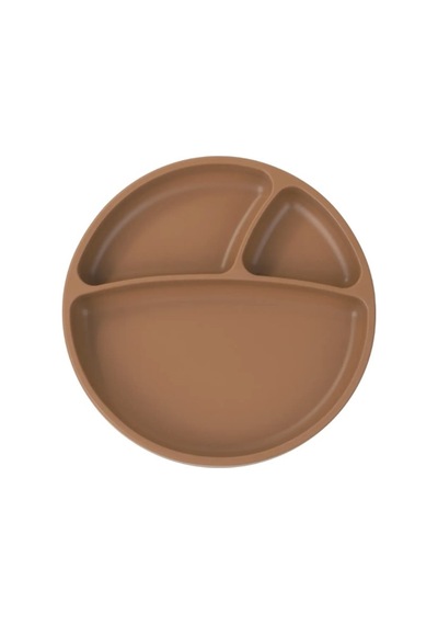 Oioi Silikon Tabak Vakum Tabanlı Porsiyon 6+ Ay Woody Brown