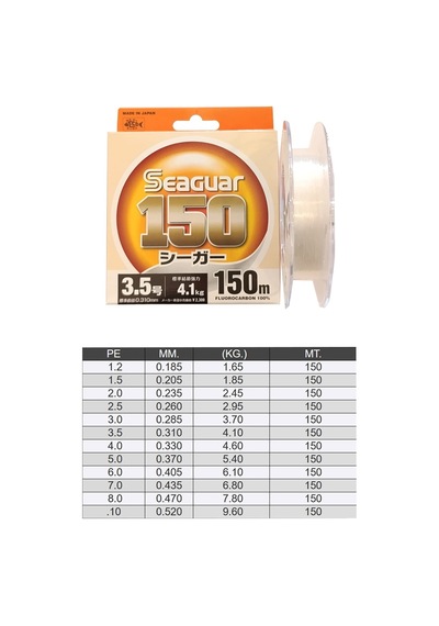 Seaguar 150 Fc 150m Leader Misina 0,47mm 0.47 MM
