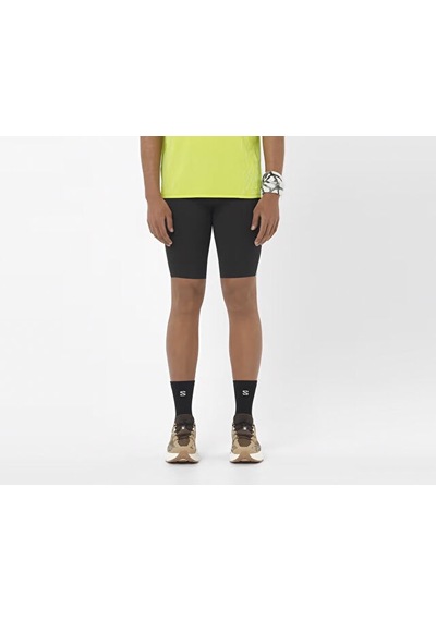 Salomon Lc14444 Deep Black Erkek Koşu Şortu Lc2740000 Siyah