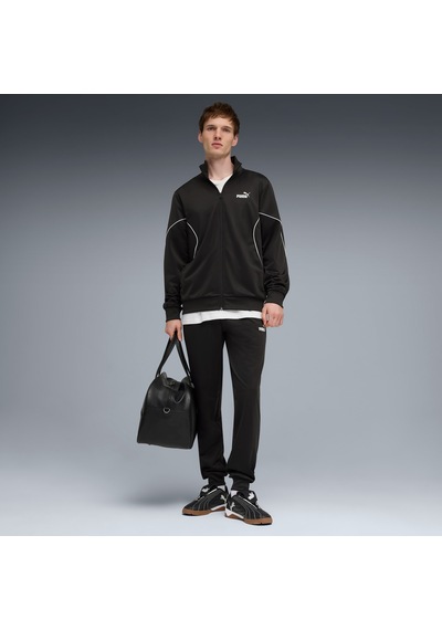 Puma Poly Piping Erkek Siyah Eşofman Takımı 691765-01