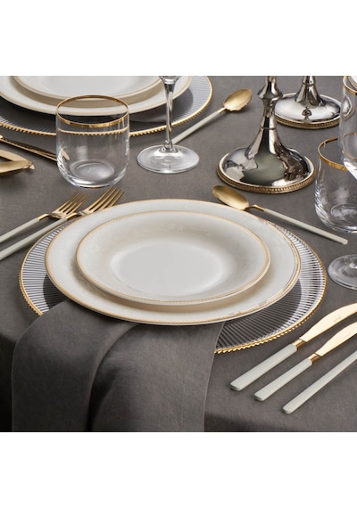 Jumbo Oscar Gold 55 Parça 12 Kişilik Yemek Takımı Altın