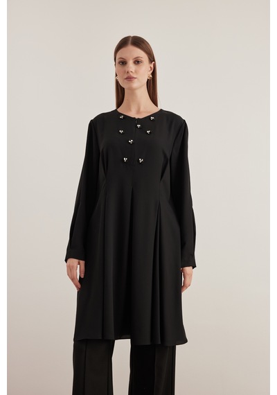 Aker 24aw15760112 Büyük Beden Tunik 24aw15760112 002 Siyah Siyah