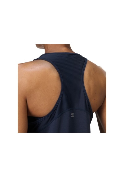 Sweaty Betty Sweaty Betty Breathe Easy Mesh Run Tank Top Kadın Mavi Koşu Tank Top 1085 Lacivert
