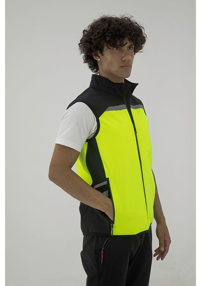 Xmlbayiciniz Motorcu Yeleği Reflektörlü Softshell Motosiklet Yeleği Genel