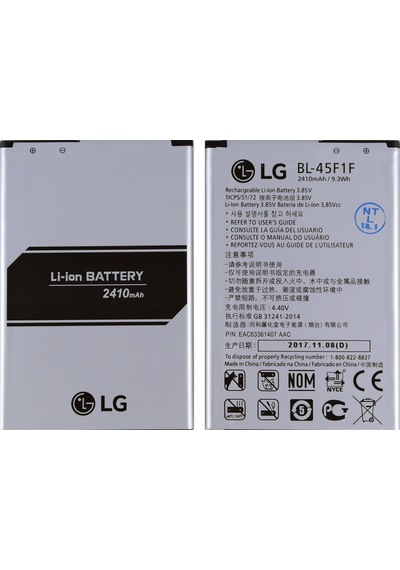 Teknonet Lg K8 2017 Uyumlu 2410 Mah Batarya