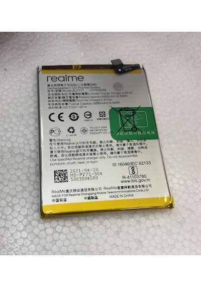 Realme 6İ Rmx2040 Batarya 5000 Mah
