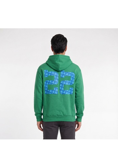 Blow Up Speed 22 Baskılı Kapüşonlu Yeşil Erkek Sweatshirt 12494 Siyah