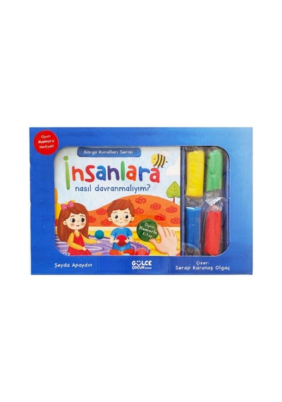 İnsanlara Nasıl Davranmalıyım - Görgü Kuralları Serisi - Oyun Hamurlu Kitap Seti