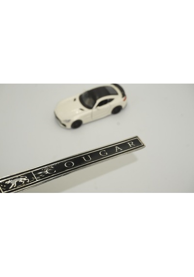Jaguar Cougar Krom Metal Bagaj Logo Amblem Arma