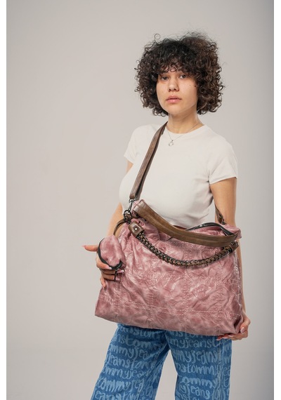 Ççs Kadın Omuz Çantası C.ccs17642 Pembe
