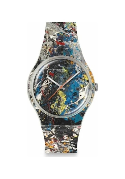 Suoz366 Swatch Pollock's Alchemy Unisex Kol Saati Suoz366 Gri