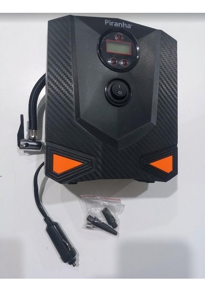 Piranha Dijital Hava Kompresörü Lastik Hava Pompası 150psi Çakmaklık Girişli